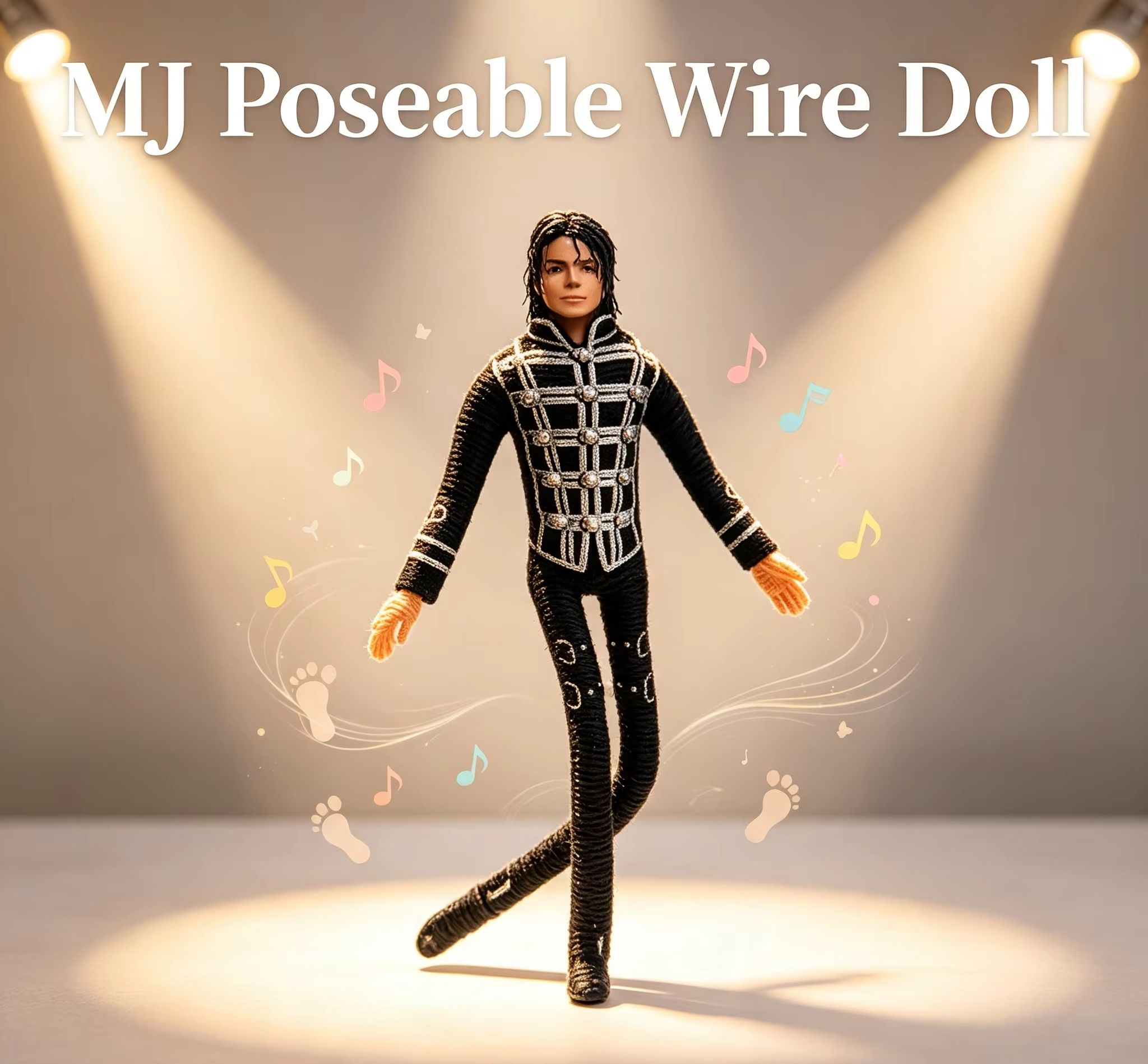 Tech Home Accessories - Michael Jackson Movable Joint Plush Stuffed