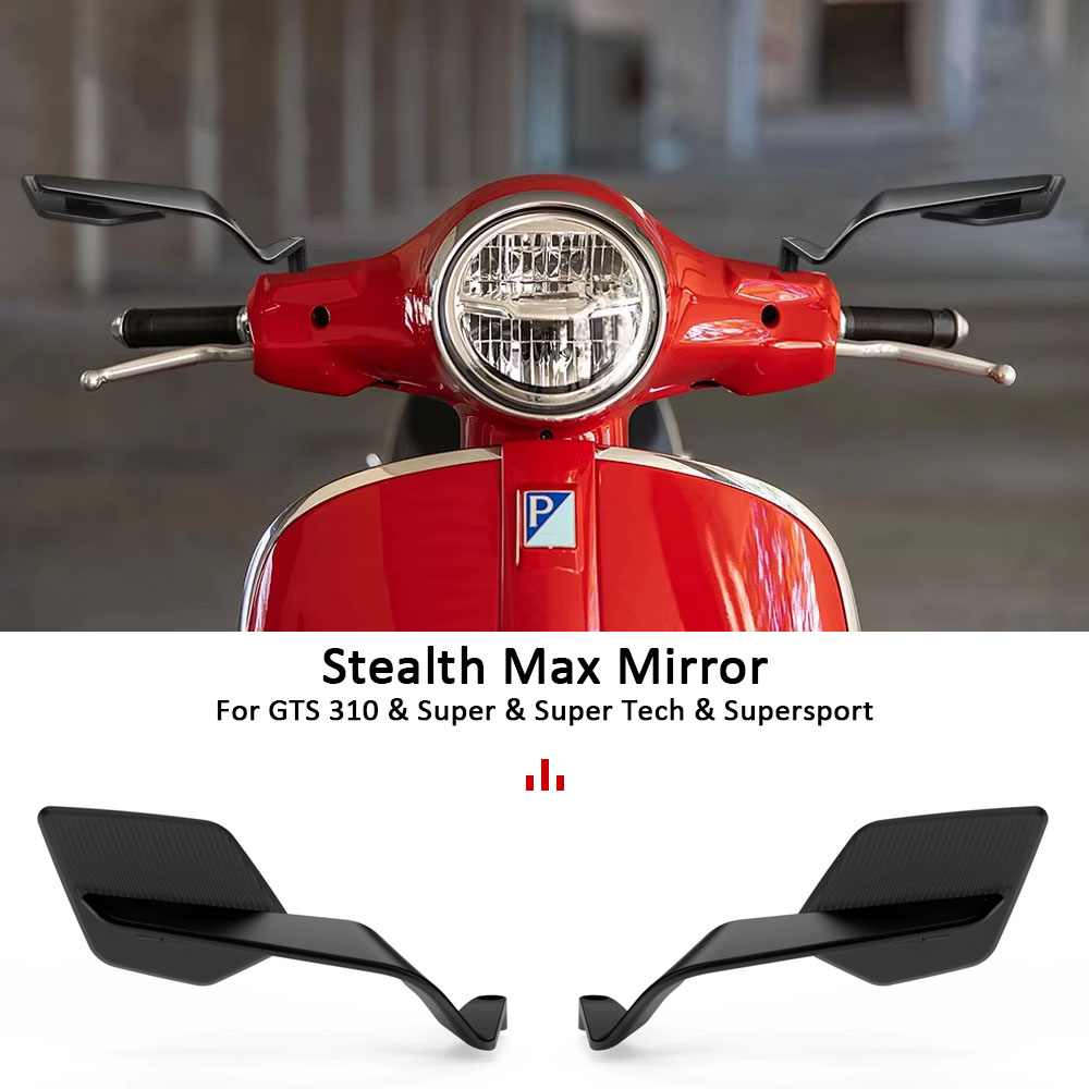 Tech Max Accessories - 2025 Stealth Max Rearview Mirrors Motorcycle
