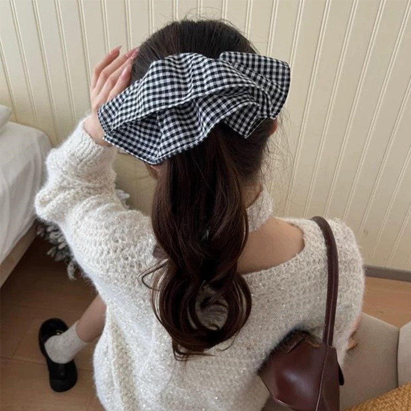 Extra Large Plaid Hair Ties El - đánh giá và giá Hi Tech Accessories
