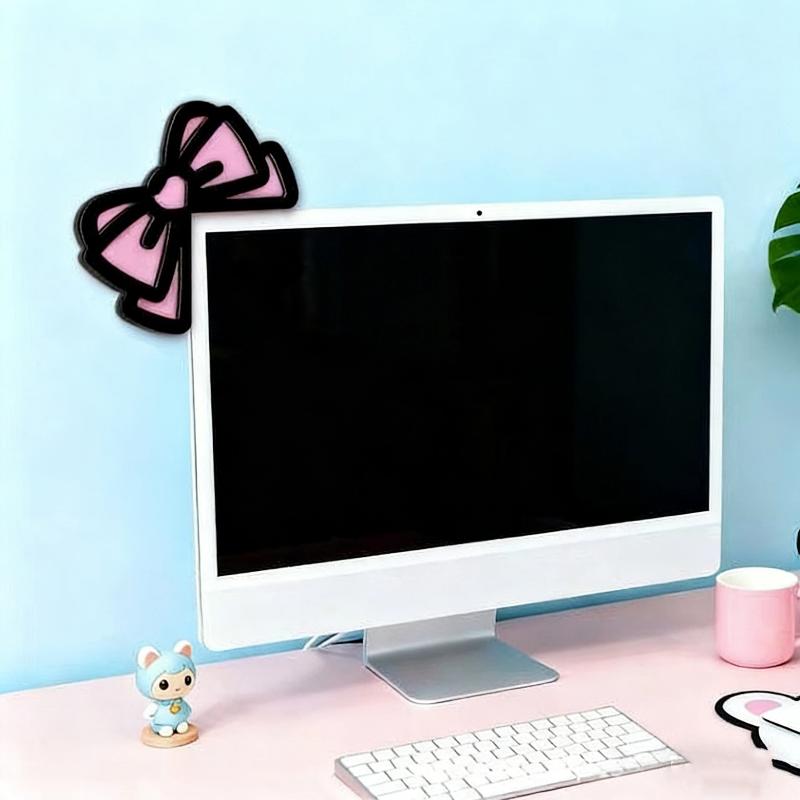 New 1/2Pcs Wooden Bowknot PC A - đánh giá và giá Tech Desktop Accessories