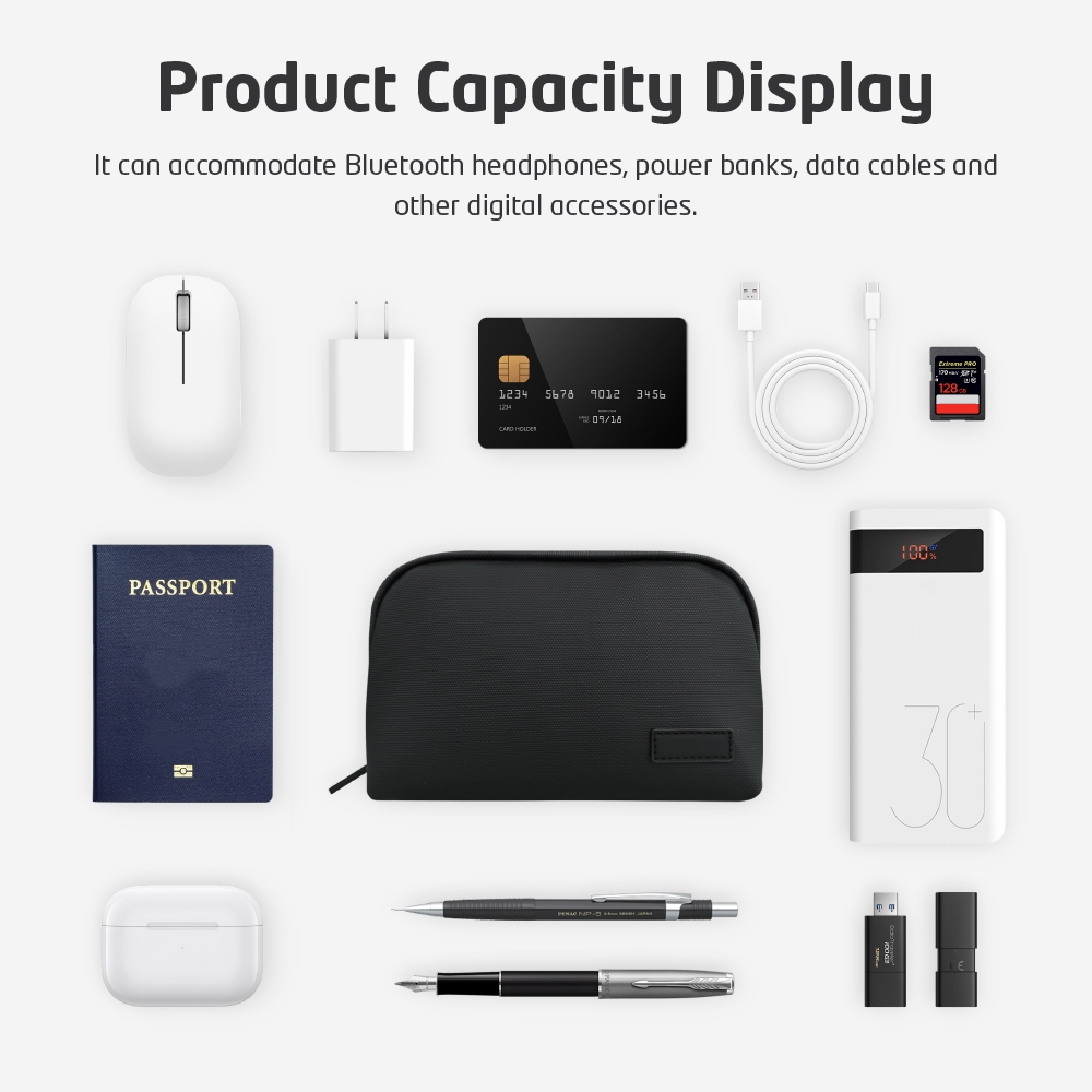 Lightweight Water Resistant Te - đánh giá và giá Tech Accessories Storage