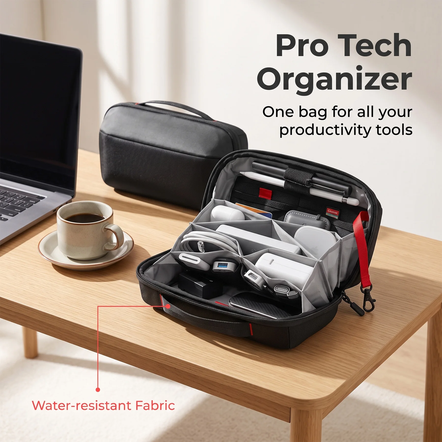 Travel Tech Organizer Pouch, W - đánh giá và giá Tech Accessories Storage