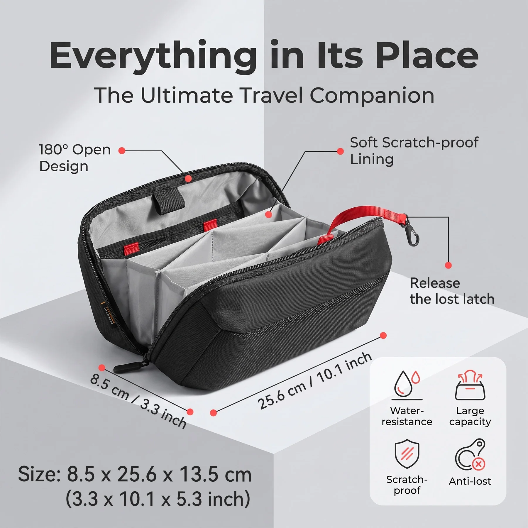 Travel Tech Organizer Pouch, W - đánh giá và giá Tech Accessories Storage