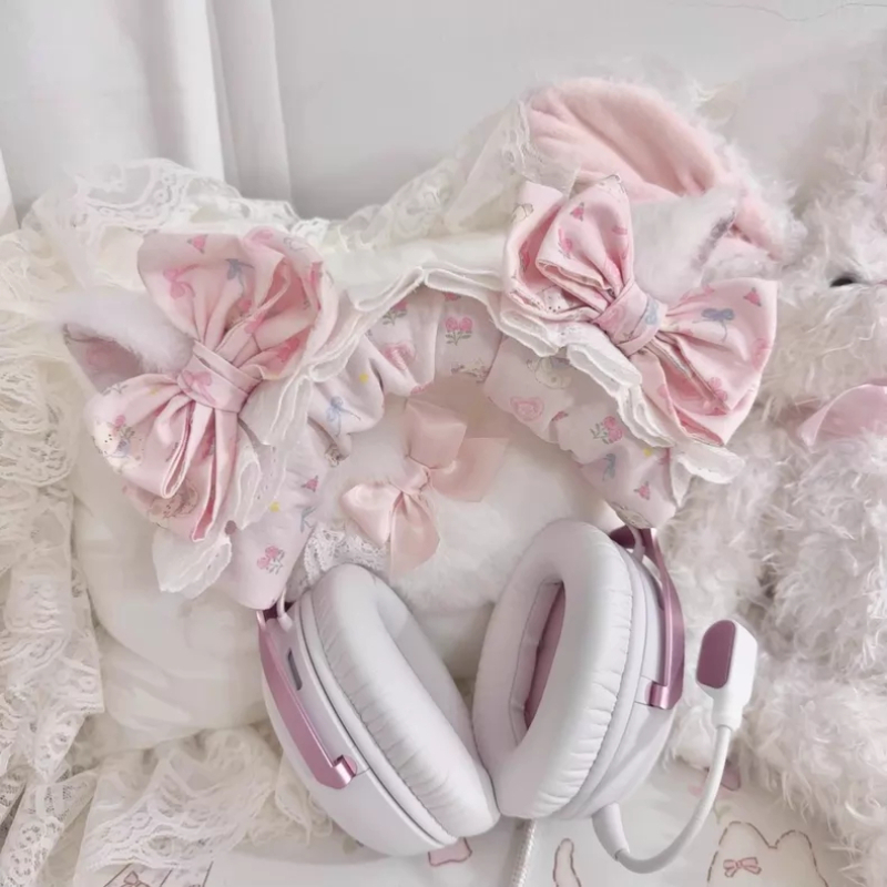 Ruffled Edge Lace Head Mounted - đánh giá và giá Tech Desktop Accessories