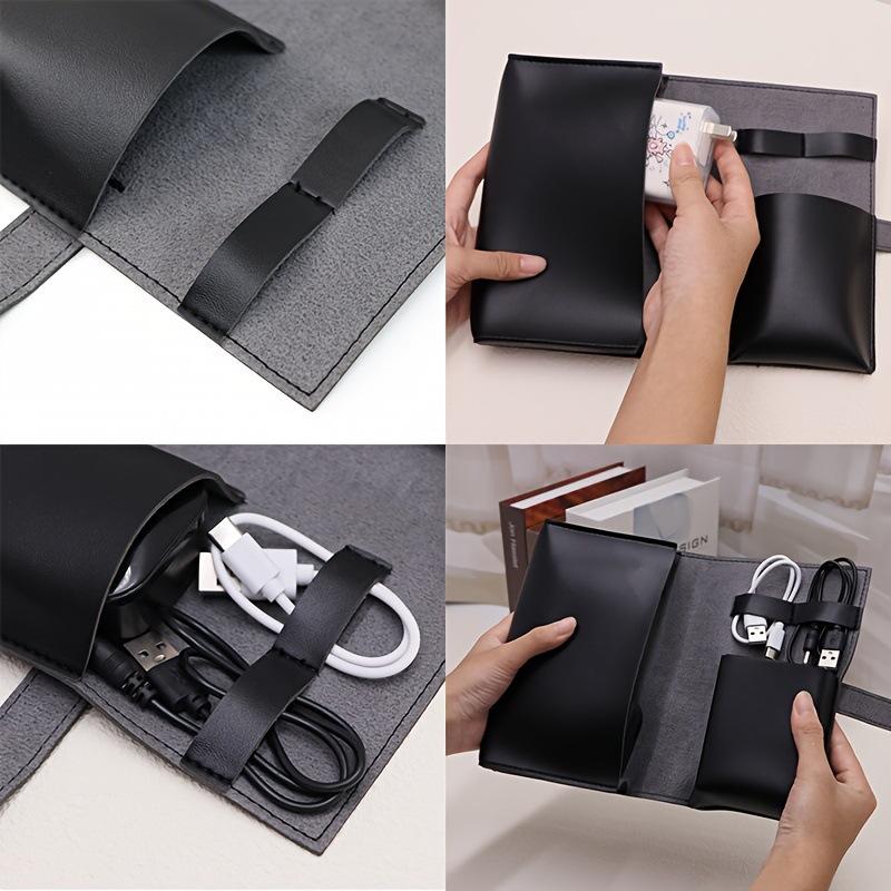 1PC PU Leather Multi-Compartme - đánh giá và giá Tech Accessories Storage