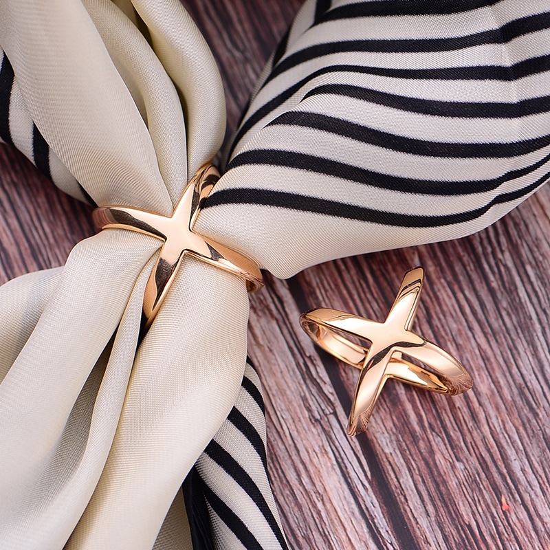 X-Shaped Scarf Clips - Elegant - đánh giá và giá Useful Tech Accessories