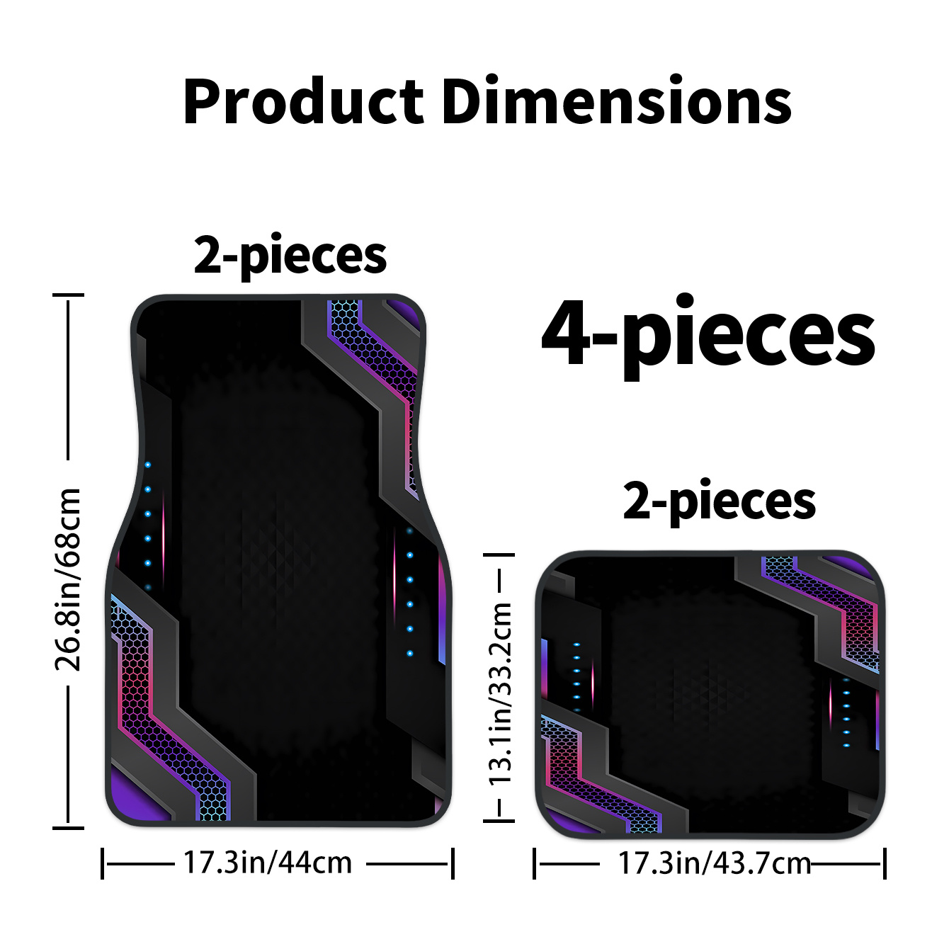 4pcs 2D High-Tech Frame Printe - đánh giá và giá Tech Accessories Luxury