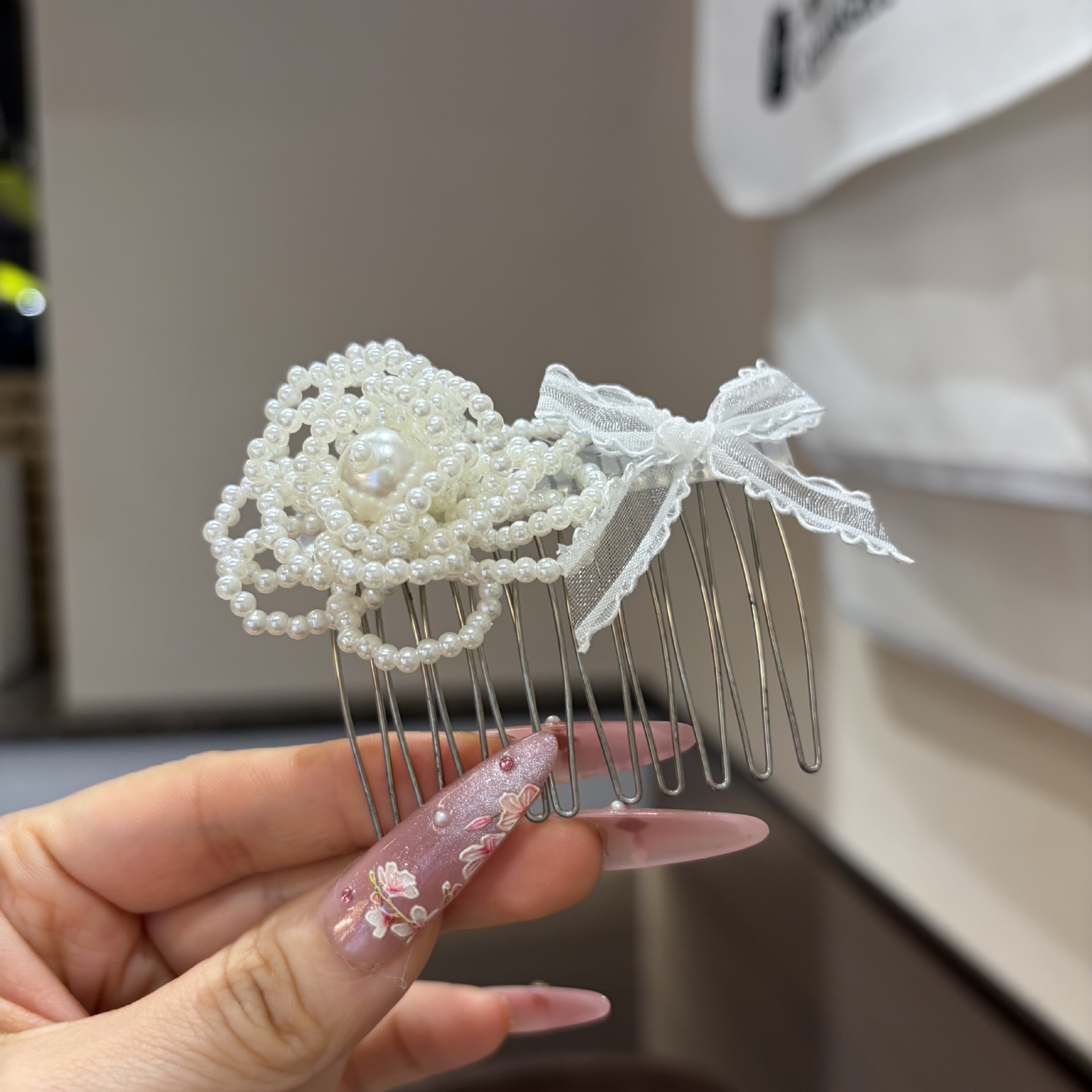 Fashionable floral pearl upsid - đánh giá và giá Hi Tech Accessories