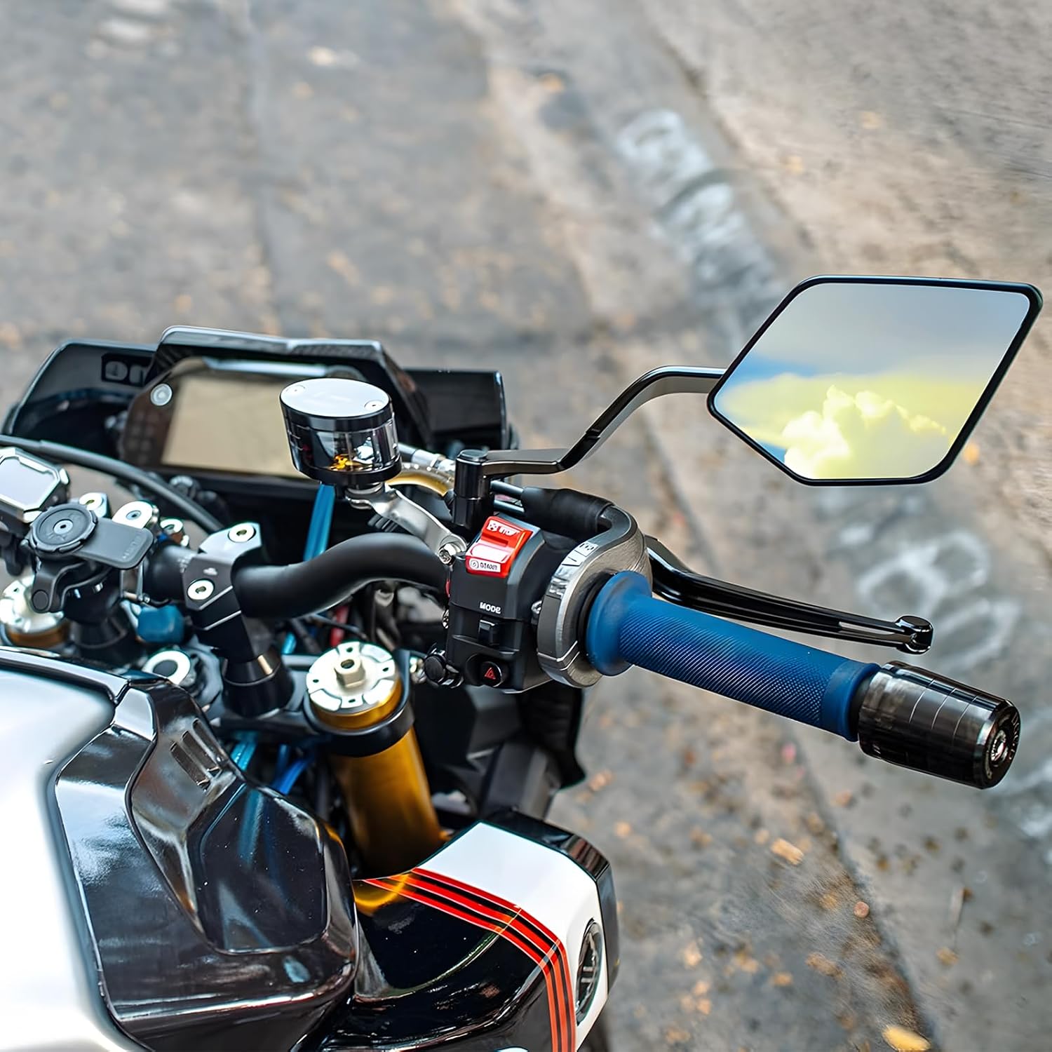 Motorcycle Mirrors Stealth max - đánh giá và giá Xmax Tech Max Accessories