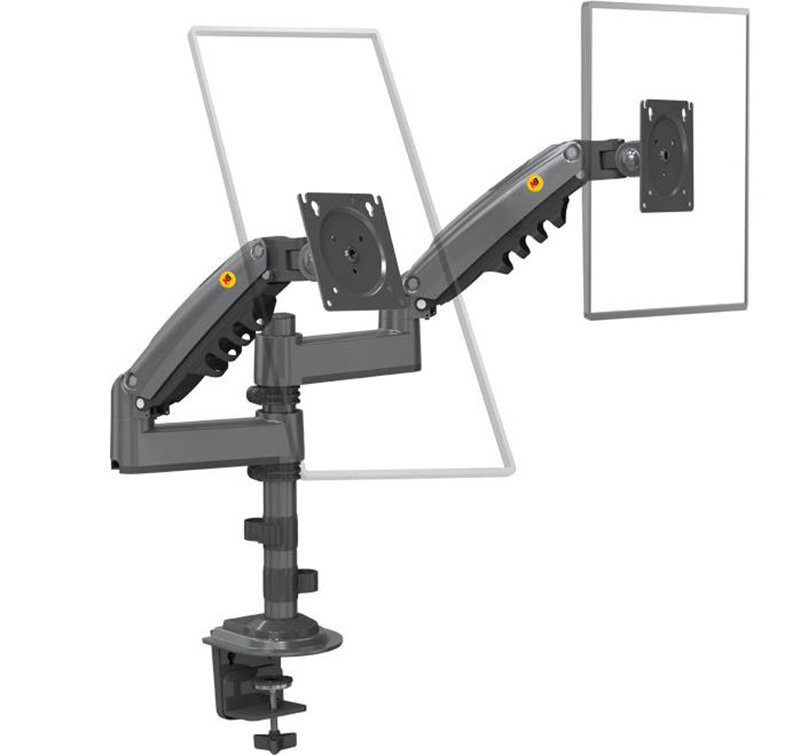 NB New H180 Full Motion 17'-27 - đánh giá và giá Monitor Arm Single