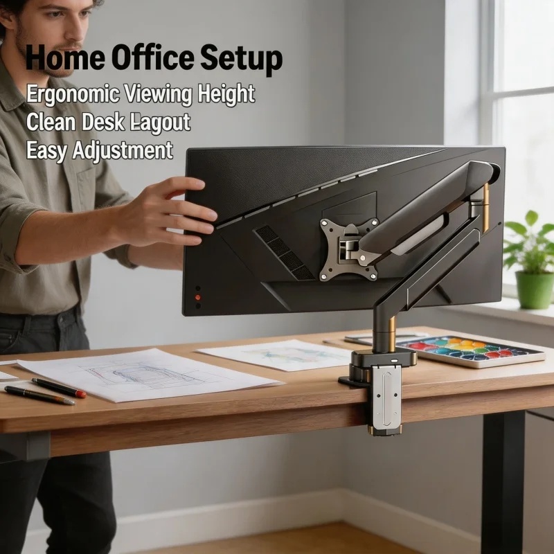 Single Monitor Mount Bracket f - đánh giá và giá Monitor Arm Single