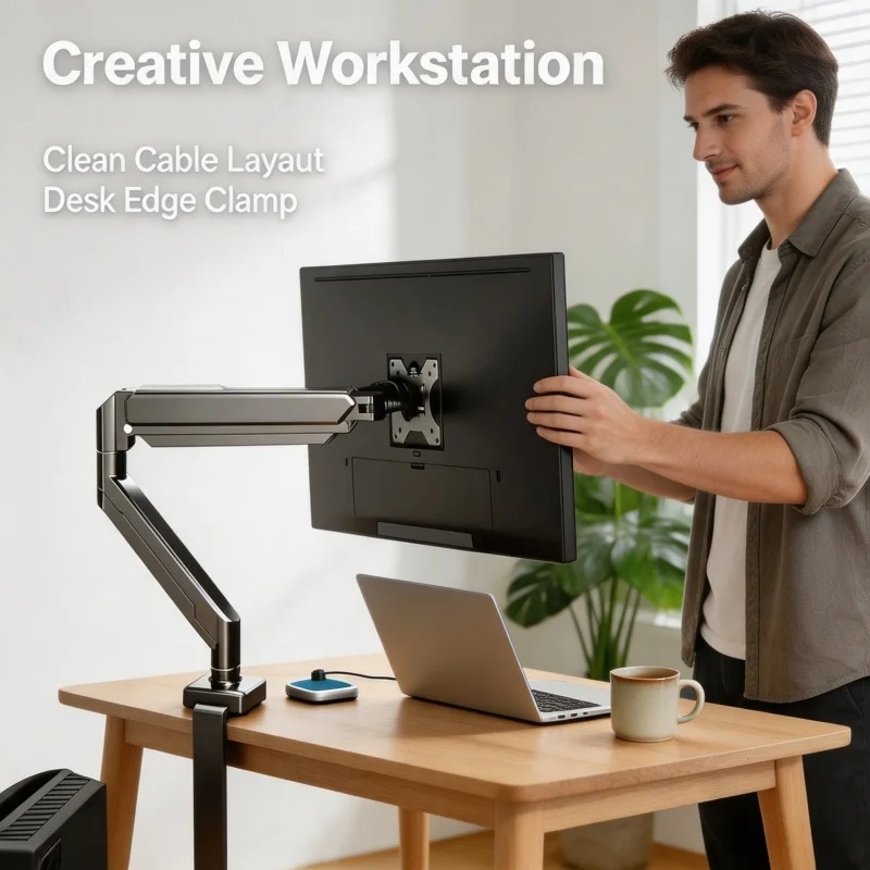 Single Monitor Mount Bracket f - đánh giá và giá Monitor Arm Single