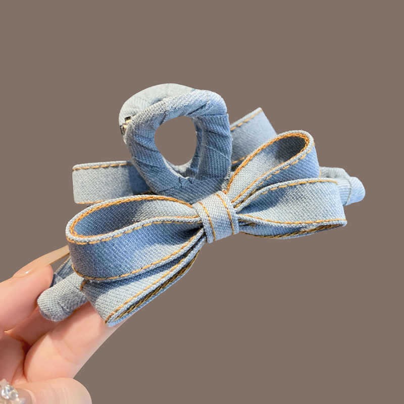 Autumn Winter Denim Bow Hair C - đánh giá và giá Hi Tech Accessories