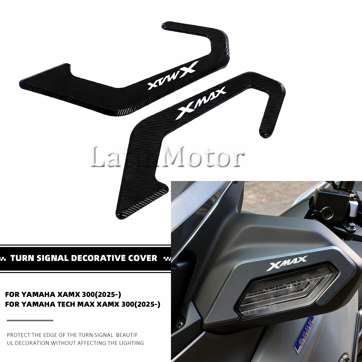 For Yamaha XMAX300 XMAX TECH M - đánh giá và giá Xmax Tech Max Accessories